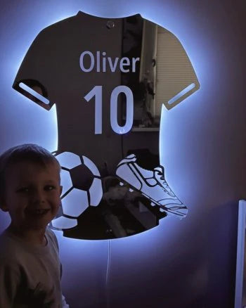 Bambino con il suo specchio LumiFoot